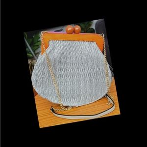 Beautiful Grey Purse (Crossbody)